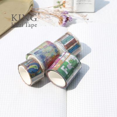 China Waterproof Biodegradable Adhesive Tape Christmas Decoration Set Washi Sticker for sale