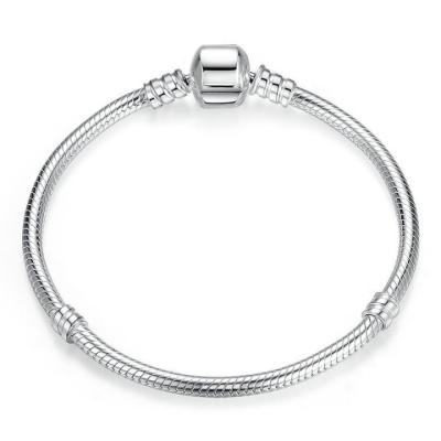 China FASHIONABLE Pure Silver 925 Sterling Silver Snake Chain Bracelet DIY Bracelet for sale