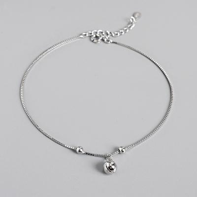 China FASHIONABLE Bell Anklet 925 Sterling Silver Body Jewelry Women Anklets for sale