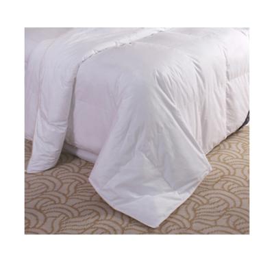 China Baffle box qulited European standard Oeko-Tex certificated 80% 90% white goose down comforter for sale