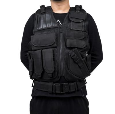 China Anti-Static Outdoor Equipment Vest Mesh Stab Proof Breathable Vest Security Tactical Combat Vest for sale