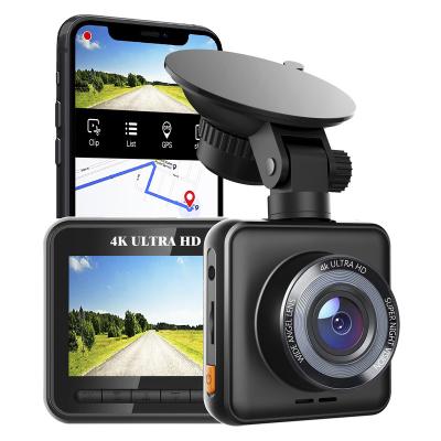 China 2022 Best Quality Front Lens 3 Channels 4K+1080P Dual Camera 2k 1080P Camera GPS WIFI Car Recorder Black Box 4K Dash Cam Waterproof for sale