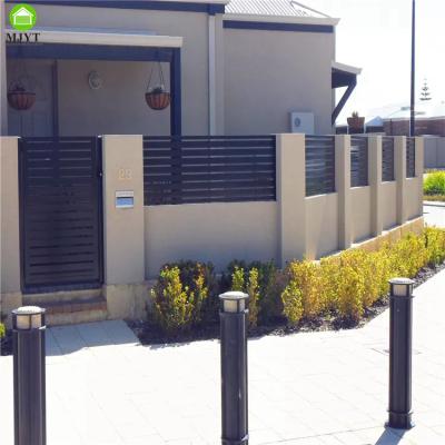 China Easily Assembled Outside Decorative Aluminum Alloy High Security Laser Cut Aluminum Fencing Wall Aluminum Fence Panel Sliding Gate for sale