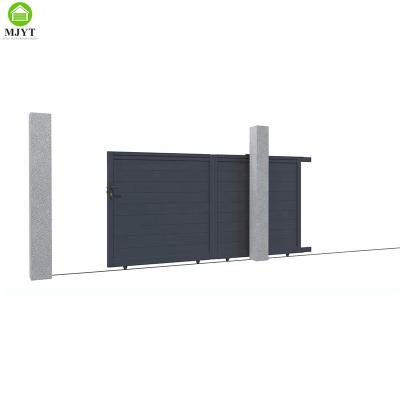 China Easily Assembled New Design Unique Sliding Laser Cut Main Gate Custom for sale