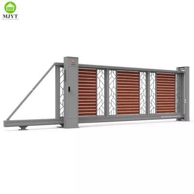 China Easily Assembled Quick installation Aluminum gate swing sliding automatic electric operation standard garden fence yard customized for sale