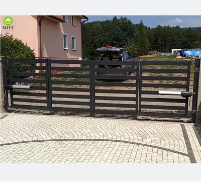 China Easily Assembled Gate With Motor Automatic Sliding Gate Elegant Electric Folding Driveway Gate for sale