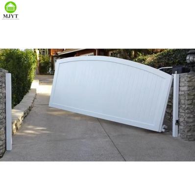 China Modern perfect hillside gate aluminum alloy car Gate fashion design garden Gate for sale