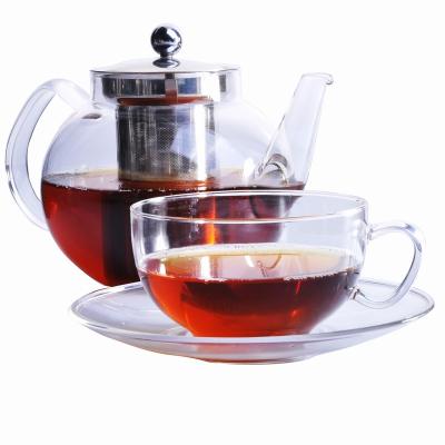 China Wholesale Viable High Borosilicate Glass Tea Sets! Teapot&Cup 3Pieces Glass Tea Accessories Sets Wholesale for sale