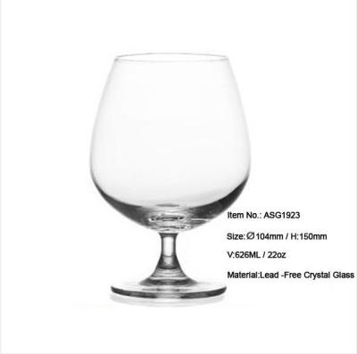 China Viable Hot Sale Glassware (ASG1923)! 22OZ aren't turning back any lead Brandy Snifter Glasses anytime soon! Hot Sale Brandy Glass Snifter Short Rod for sale