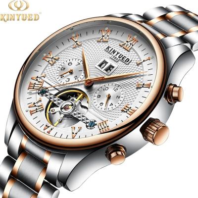 China New Date KINYUED 2020 Automatic Business Menwatch Special Design Hour Men Direct Relojes Mechanical Wristwatches for sale