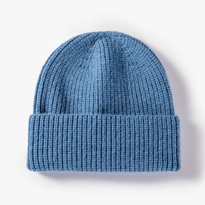 China COMMON Logo Color Winter Hat Wholesale Custom Empty Hat Unisex High Quality Plain Bespoke Acrylic Beanie Hat for sale