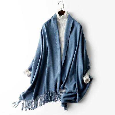 China 160*70cm Custom Woven Plain Color Logo Women Cashmere Scarf Women Winter Wear Shawl Warm Cashmere Scarf for sale