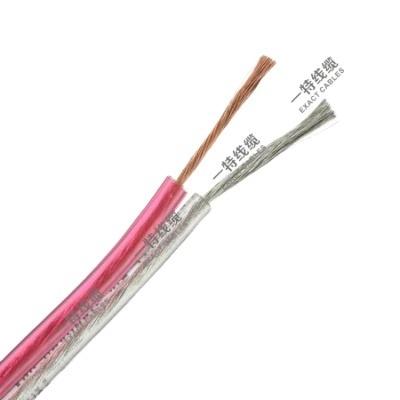 China Bare Copper Wire Clear Clear Red / Black Transparent Since TC CCA Gold And Silver Speaker Cable Speaker Cable Communication TCCA Cable for sale