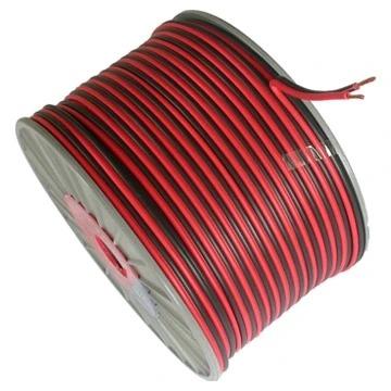 China Communication PVC Loud Speaker Transparent Copper Wire Bare Clear / Black Red Cable for sale