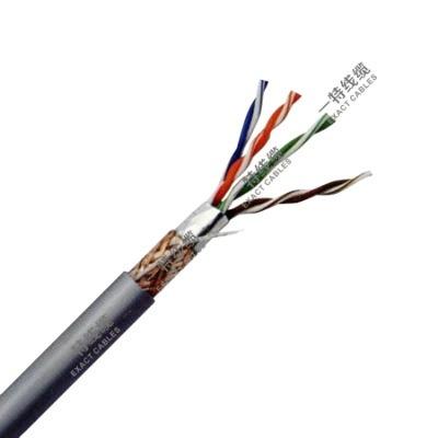 China PVC Lan Cable Cat5E 4-Pair SFTP 24AWG Network Communication Cable for sale