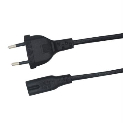 China Consumer Electronics 2 Pin Plug Brazil Plug Inmetro Power Cord For Consumer Electronics for sale