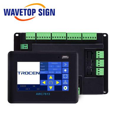 China CO2 Laser Engraving and Cutting Machines WaveTopSign Trocen AWC7813 CO2 Laser Controller System for CO2 Laser Engraving and Cutting Machine for sale