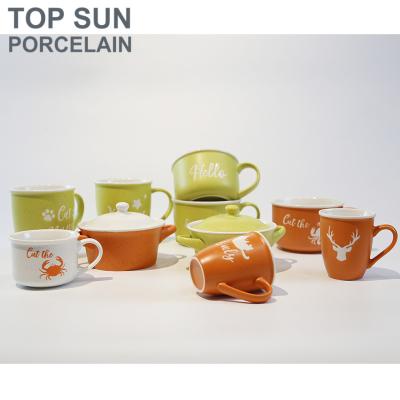 China Morden Luxury New Hot Sale Glazed Mug Bone China Mug With Sesame for sale