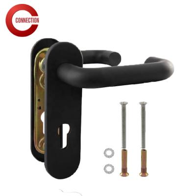 China Fireproof Nylon Door Handle With Steel Core for sale