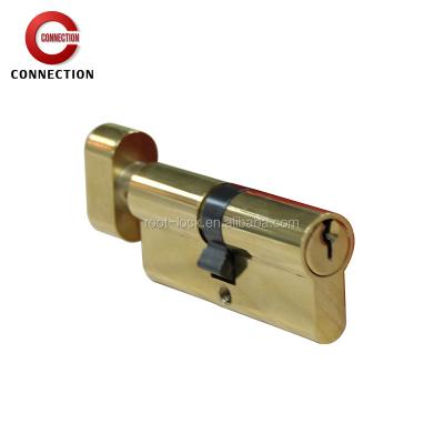 China China Euro Supplier Key Profile Cylinder 70mm Door Brass Cylinder Lock With Knob for sale