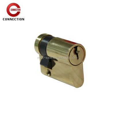 China Single Open Key Cylinder Door Lock Half Key Cylinder /Double Key Cylinder for sale