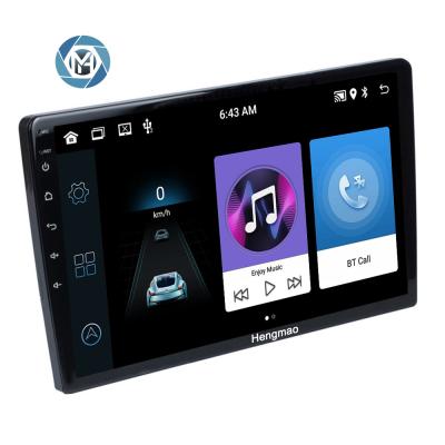 China Hot 10 Inch Car GPS BT Subwoofer Touch Screen Car Audio Android 2 Din Autoradio FM Radio Amplifier Universal for sale