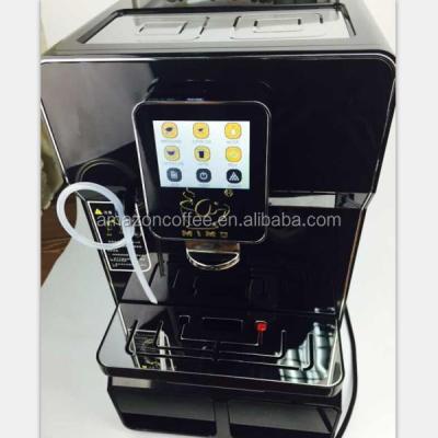 China ABS Hot Milk Foam With Full Touch Screen Automatic Coffee Machine for sale