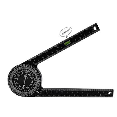 China Carpenters Angle 360 ​​Degree Angle Finder Tool Miter Level Finder Bubble Level Finder Tool Miter Gauge Protractor Ruler for sale