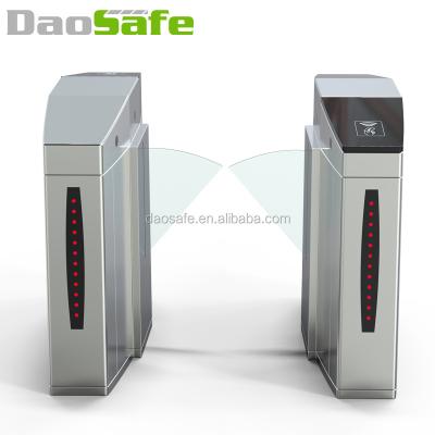 China 304 Stainless Steel QR Code Card Reader Access Controller Station Flap Barrier Turnstiles for sale