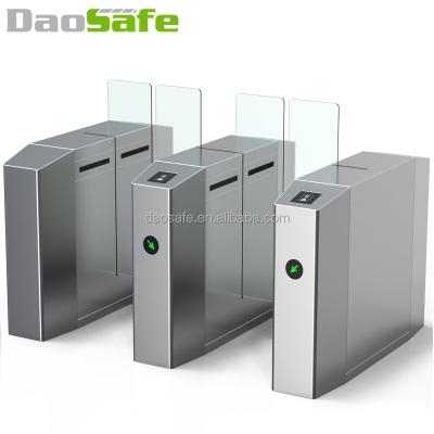 China 304 Stainless Steel High Security RFID Card Access Control Optical Turnstile Sliding Gate for sale