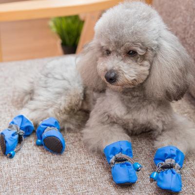 China Stored Dog Shoes Waterproof Non-slip Boots Rain Boots Chihuahua Teddy Bear Socks Boots for sale