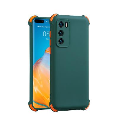 China PC Candy Color Back All Cover Silm And Soft Skin Friendly Shockproof Silicon Phone Case For Huawei p40 for sale