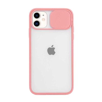 China New Soft Non-slip Slide Camera Lens PC Candy Color Silicone Protective Phone Case For Iphone 12 for sale