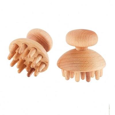 China Portable Wooden Body Massager For Anti Cellulite Face And Muscle Pain Relief With Thru Point for sale