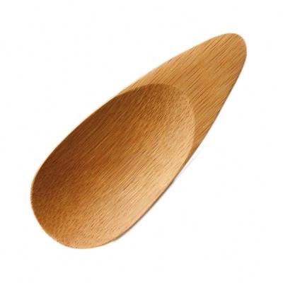 China Wholesale Viable Wooden Scoop Condiment Mini Wood Salt Spoon Solid Mini Wood Spoon With Short Handle For Loose Coffee Bean Candy Tea Leaves for sale