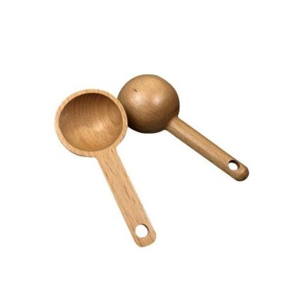 China Viable Hot Sale Popular Wooden Amazon Coffee Tea Measuring Spoon for sale