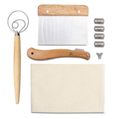 China Viable Hot Selling Amazon Dough Bread Kit with Beater Danish Bread Dough Blade Scoring Knife for sale