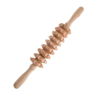 China Wooden Body Full Body Anti Cellulite Therapy Massage Roller For Muscle Pain Relief for sale