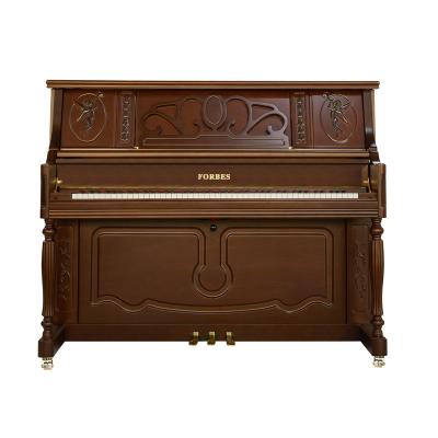 China High Quality Mechanical Cheap Brown Toe Kick Upright Piano Set For Furniture Home Use for sale