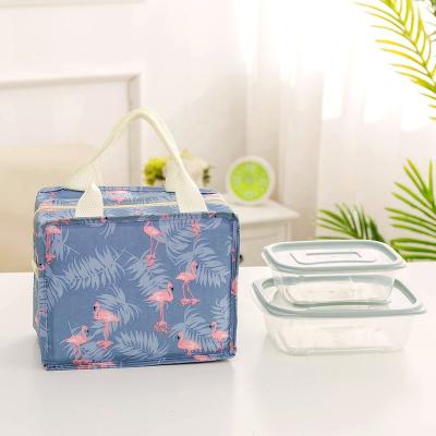 China High Grade Waterproof Reusable Waterproof Aluminum Foil Square Shape Bags Cooler Picnic Bag Travel Women Thermal Lunch Bag for sale