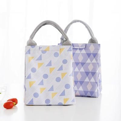 China Wholesale Waterproof Cool Food Bag Thermal Food Delivery Insulated Bags Oxford Cloth Lunch School Bag For Girls for sale