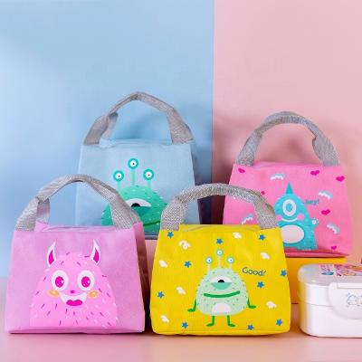 China Waterproof Outdoor Cute Cartoon Kids Food Drinks Packaging Lunch Bags For School Kids Small Lunch Bag Insulated for sale