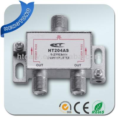 China 2GHz 2way Copper Indoor Satellite Splitter for sale