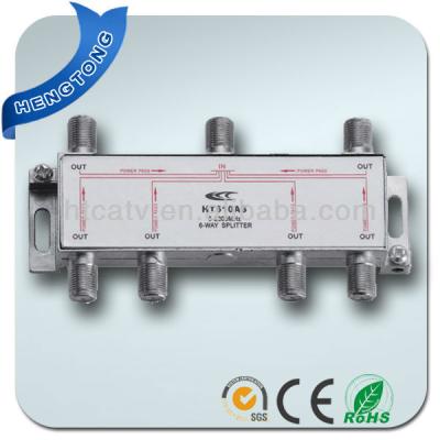 China 6 Way SAT Copper Indoor Splitter for sale