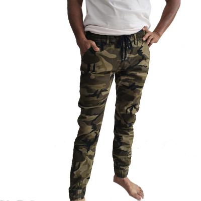 China Wholesale High Quality Custom Mens Jogger Pants Casual Slim Fit Ankle Breathable Banded Camouflage Mens Trousers for sale