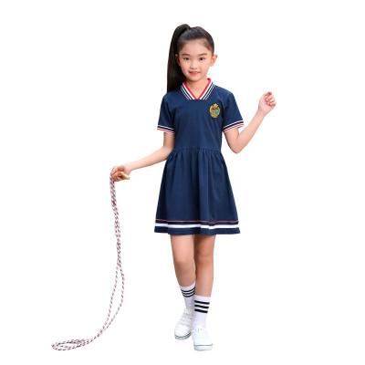 China High quality school uniform pinafore girls anti-pilling pinafore dress for kindergarten and primary students wear uniforms for sale