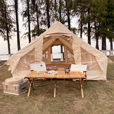 China Straight tying type new full automatic outdoor camping and NO-installation equipment, inflatable tent full set for sale