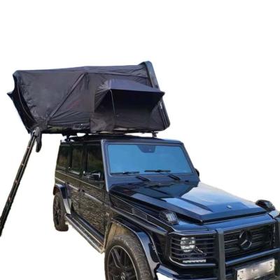 China Straight Tie Type Ultralight ABS Shell Side Open Style Hard Plastic Shell Car Roof Top Tent for Camping for sale