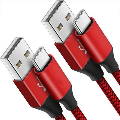 China COMPUTER factory direct sales can be customized Nylon Braided Fast Charging Type C Charger USB C Cable 3A USB Cord for sale