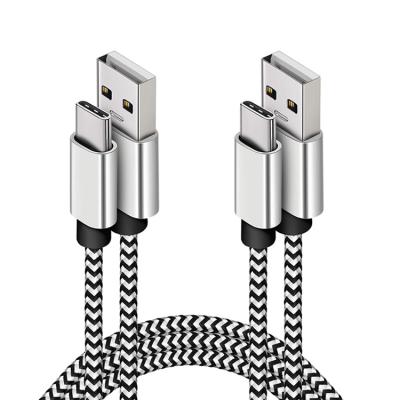 China Factory Direct Sale Cheap Nylon Braided Fast Charging Type C Cable 3.0 Usb C Data Usb Cable for sale